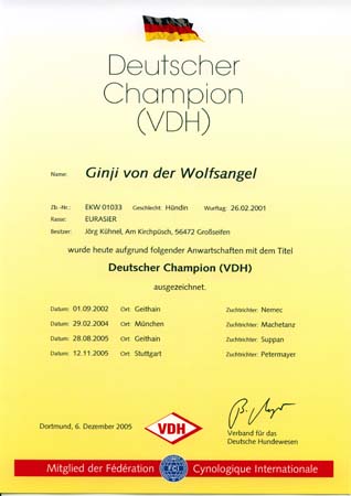 Deutscher Champion VDH